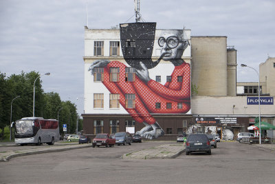 The largest street art mural in Lithuania