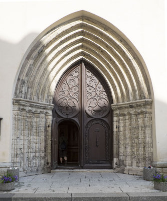 St Olaf's Church door