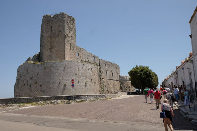 Western ramparts of the castle
