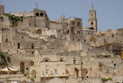 Sasso Barisano with Matera Cathedral