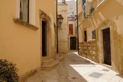 View of a street in the old town