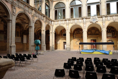 Courtyard of the 16th-century Archiginnasio