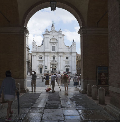 Basilica from a passage of the College of Jesuits