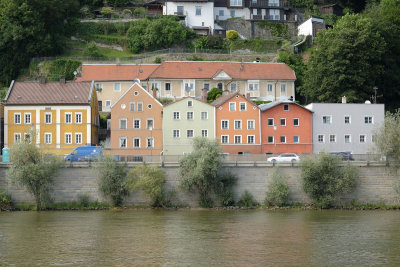 Danube side houses