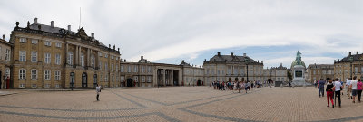 Amalianborg Palace panorama