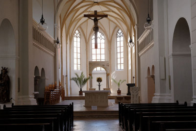 Interior of the abbey church