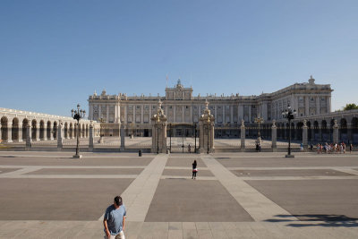 View of Royal Palace from the Plaza de la Armeria