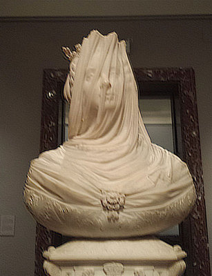 Isabel II veiled, marble