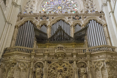 One of the cathedral's organs