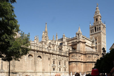 Seville cathedral southeastern side