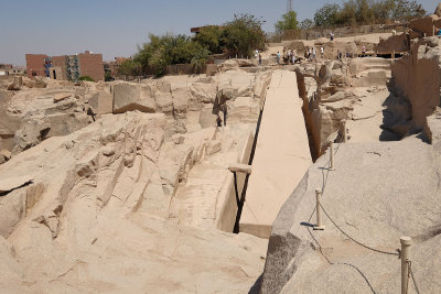 Unfinished obelisk in its quarry at Aswan
