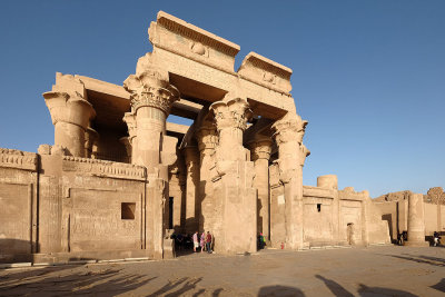 The double entrance to Kom Ombo Temple