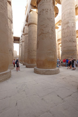 The great hypostyle hall in the Precinct of Amun Re