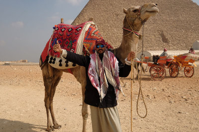 Camel owner with 'Ferrari'