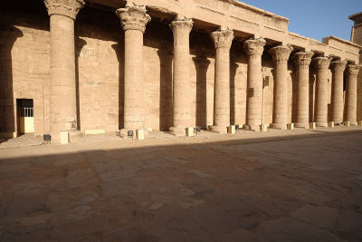 Courtyard columns of Edfu temple