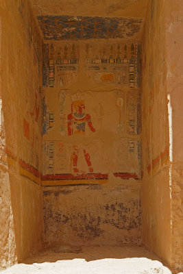 A partially surviving relief in the temple