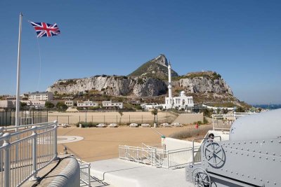 View back to the rock from Europa Point