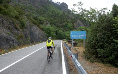 Mountain road at the coast