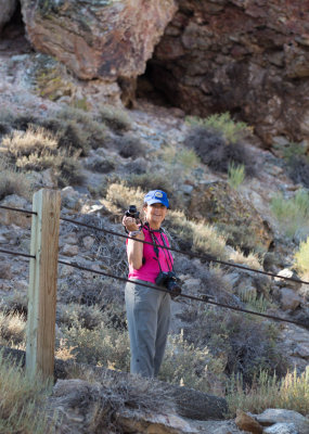 Donna at Hot Creek