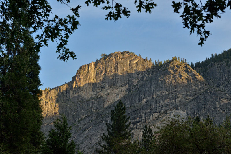Sunset Behind The Ahwahnee Hotel