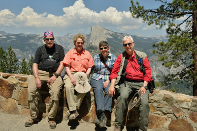 Larry, Margaret Ann, Glynda & Jim at Washburn Overlook
