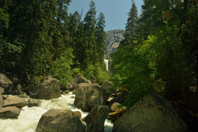 Vernal Fall and the Merced River