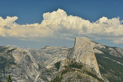 Half Dome viewed from Washburn Overlook