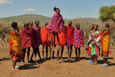 Masai jumping dance