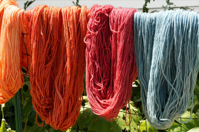 Dyed yarns