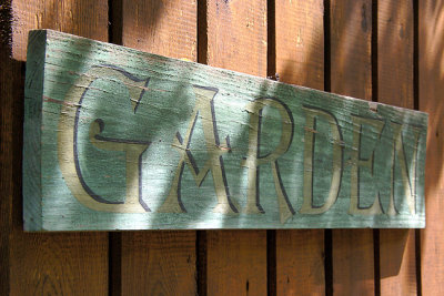 Garden sign