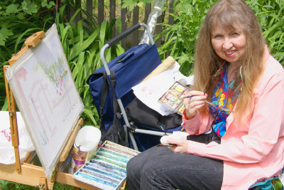 Denise Brown, painting