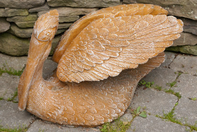 Pelican sculpture