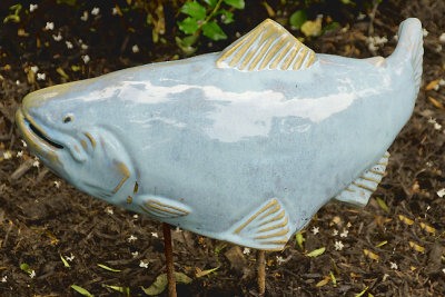 Ceramic fish out of water!