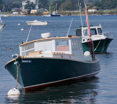 Cameron boat, owned by David and Nancy Borden.