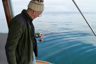 David Borden fishing at Boon.