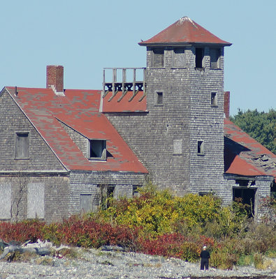 Wood Island station, on return.