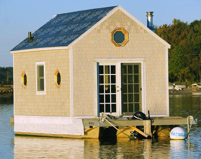 Back channel houseboat.