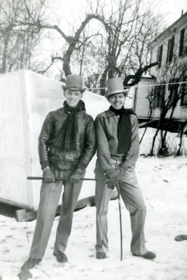 John Twomey and Howie Russell at 405 South(1948).