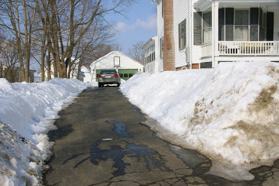 Driveway at 405 South (2011).