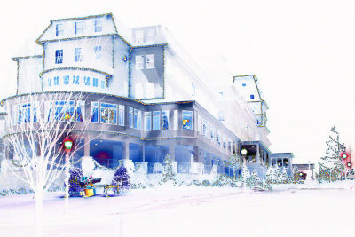 Wentworth Hotel inverted image for faux daytime (2005).