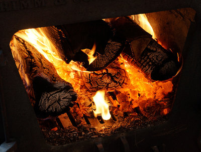The fire box.