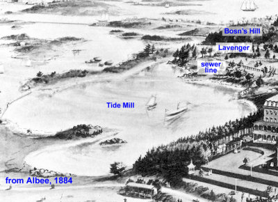 Back Channel in 1884, from Albee