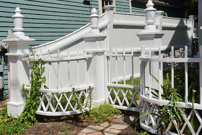 Fence and gate on Gates Street.