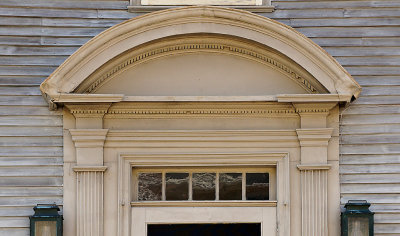 Door pediment and surround at 112 Gates Street.