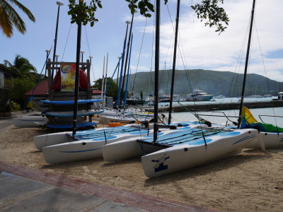 Boats available at the Bitter End