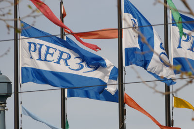 Pier 39 flags