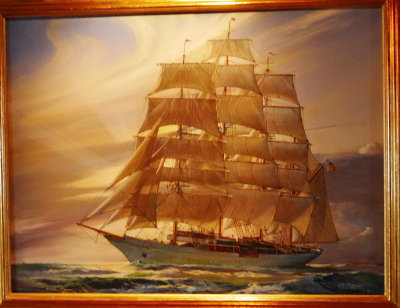 Sailing the Agean sea on the Sea Cloud 2015