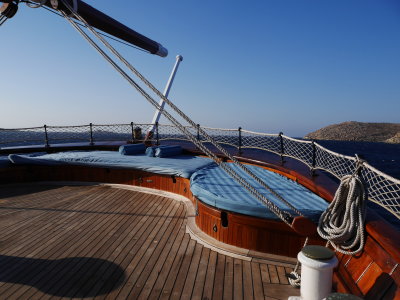 Blue lagoon-back deck