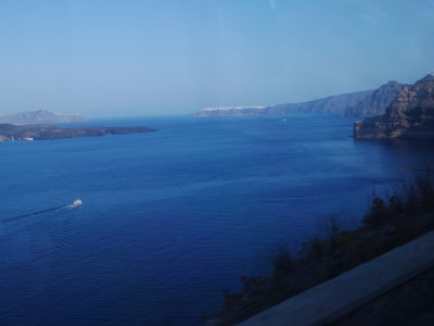 Santorini lagoon view