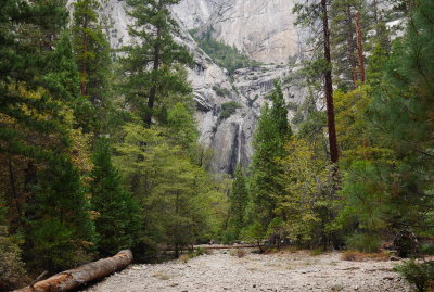 Yosemite falls almost dry